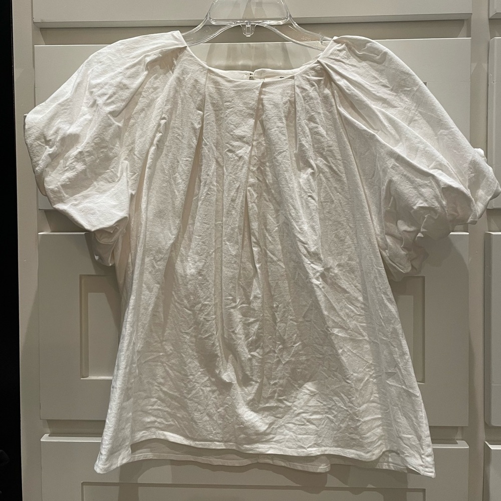 Entro blouse with balloon sleeves